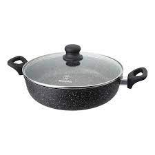 OLLA BAJA ANTIADHERENTE DE MÁRMOL CON TAPA 28 CM - WESTINGHOUSE