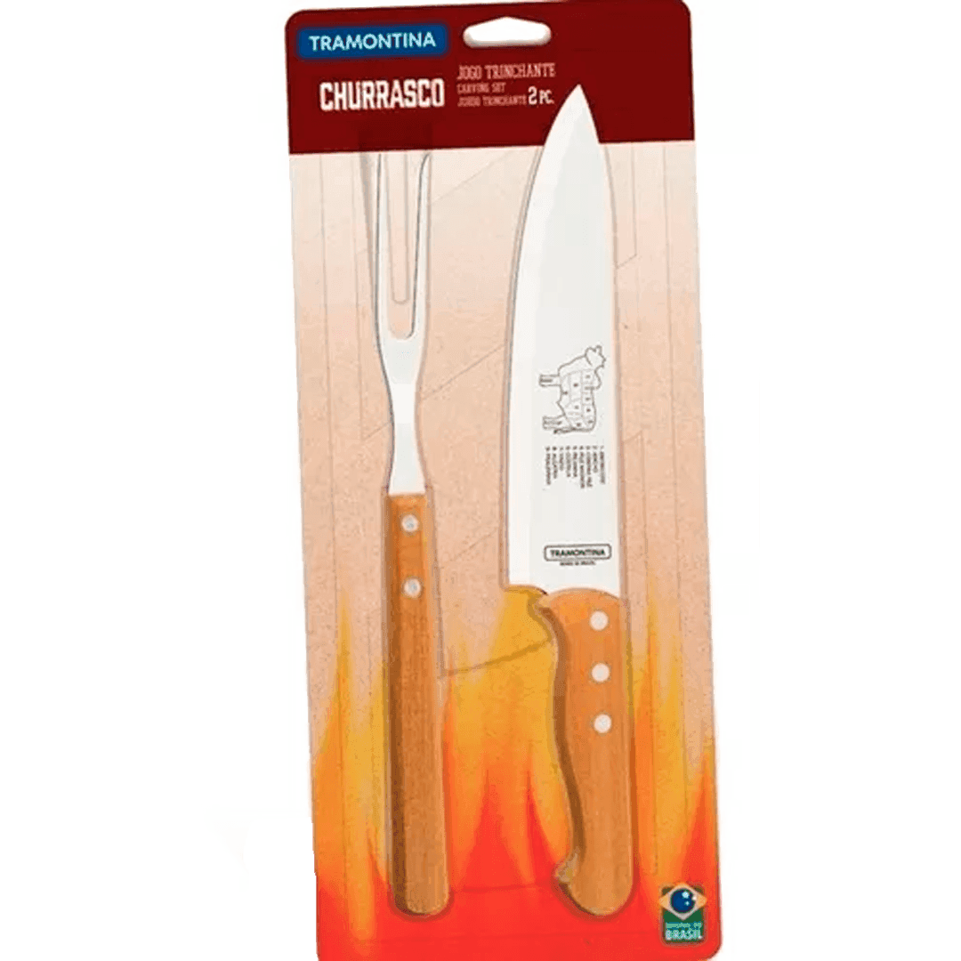 JUEGO PARA CHURRASCO 2 PIEZAS