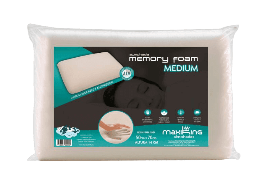 ALMOHADA MEMORY FOAM MEDIUM - MAXIKING