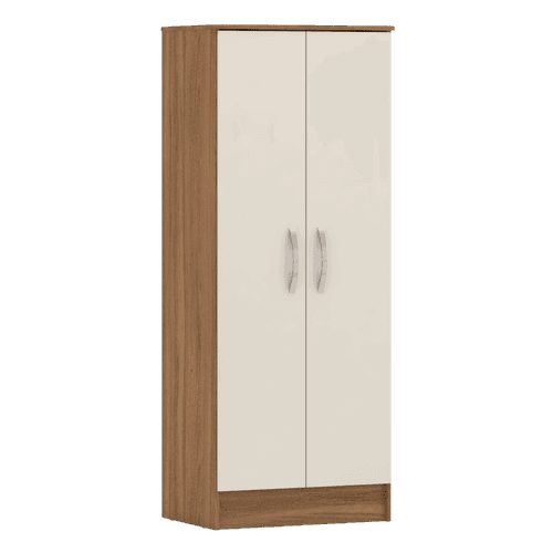 ARMARIO DEMOBILE VIENA MULTIUSO 2P COLOR ALMENDRA/OFF WHITE 