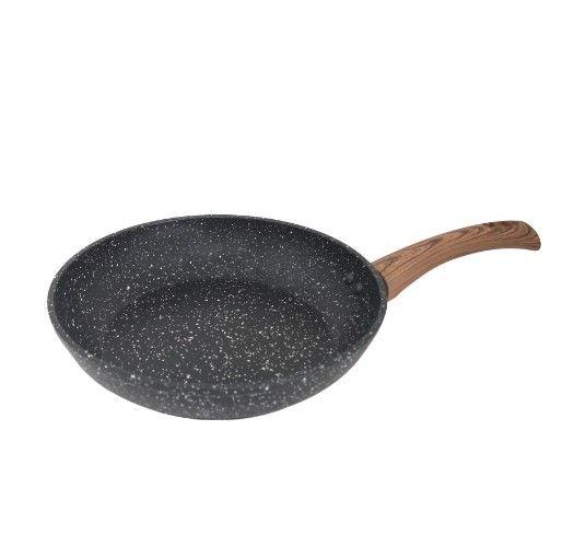 SARTÉN ANTIADHERENTE DE MÁRMOL MANGO MADERA SIN TAPA 26 CM - WESTINGHOUSE