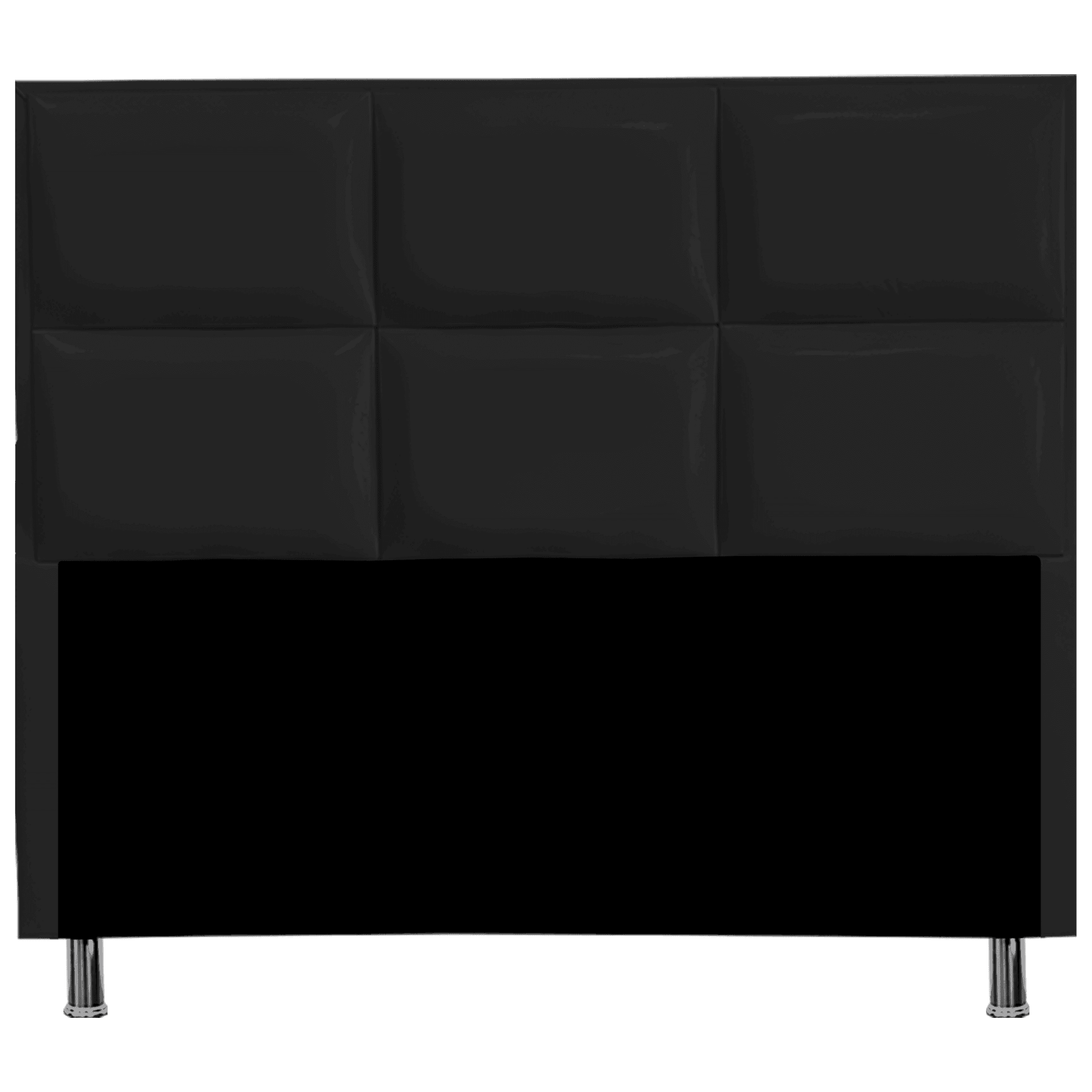 RESPALDAR DIAMANTE 2 1/2 PLAZAS COLOR NEGRO CUERO