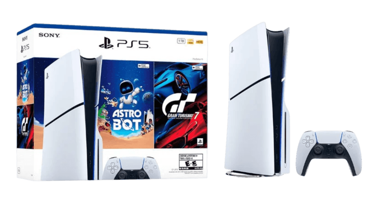 PLAY 5 CONSOLA C/DISCO SLIM 1TB + JUEGOS ASTRO BOT Y GRAN TURISMO 7